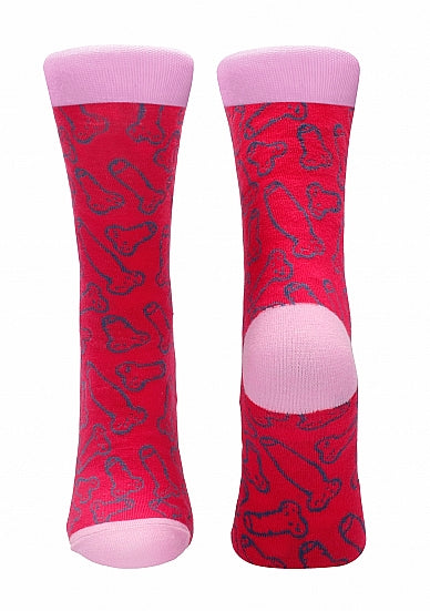 Shots Toys Cocky Print Sexy Premium Socks - Party Gifts and Novelties