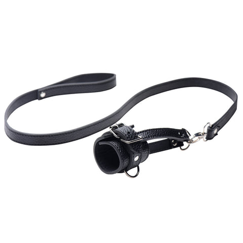 Strict Adjustable Ball Stretcher With Leash - Ball and Cock Toys