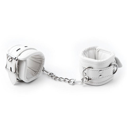BANNED Soft Leather Elastic Sponge Cuffs - Cuffs and Restraints