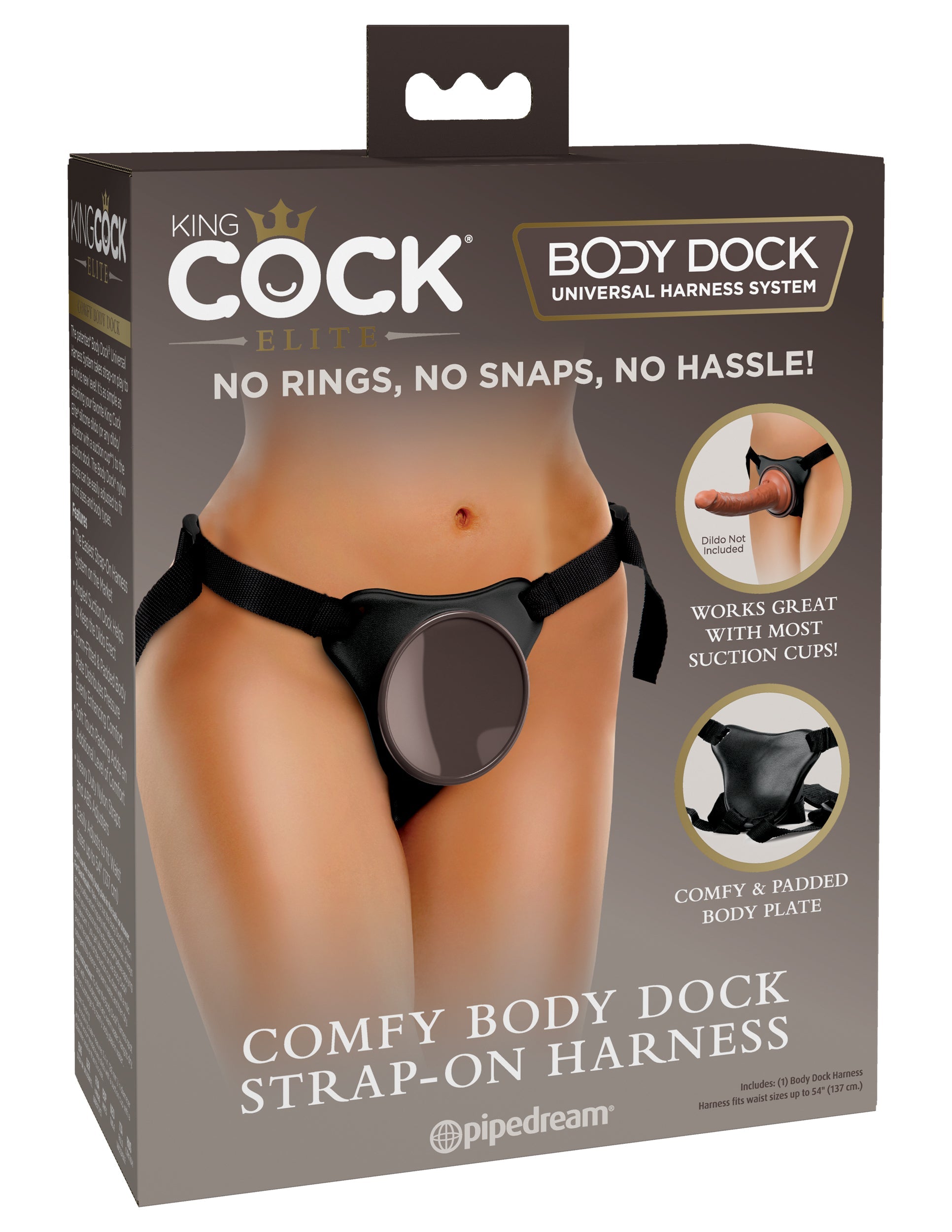 King Cock Elite Comfy Body-Dock Strap-On Harness Sex Toy Strap On Sextoys