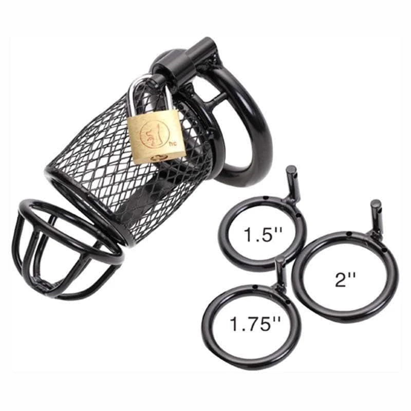Caged Dragon Male Chastity Device Black Male Chastity