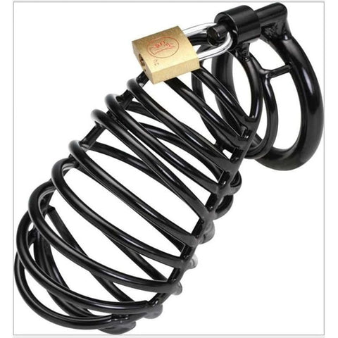 BDStyle Bad Black Male Chastity Accessory - Dominate, Submit, Desire - Male Chastity