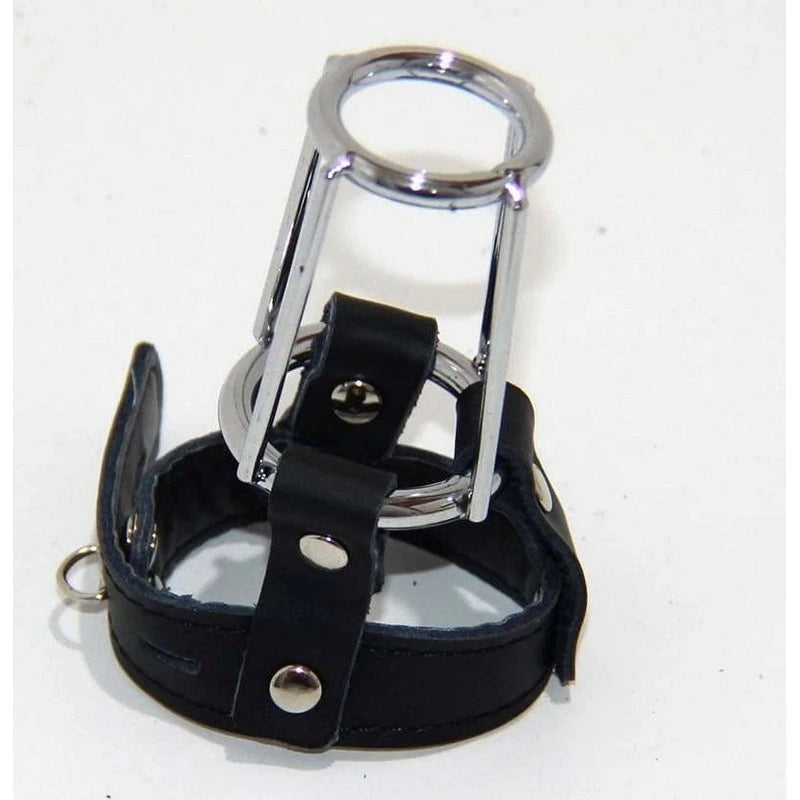 Diabolical Ball Divider and Chastity Cage Male Chastity