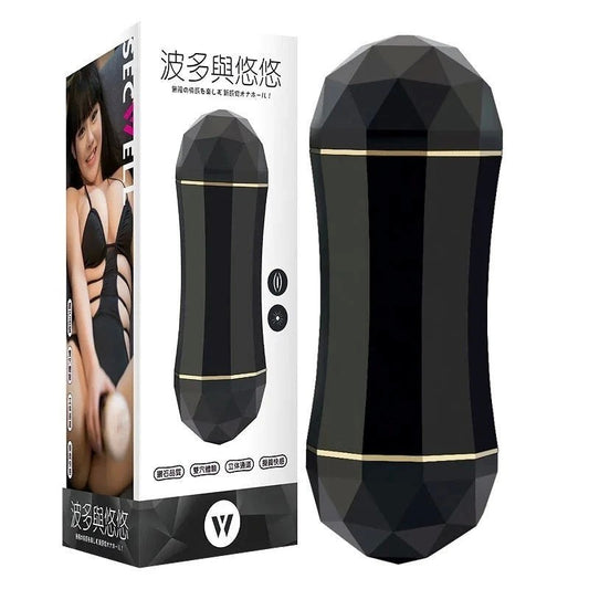 Realistic Anal Masturbator with Hardcase - Realistic Butts And Vaginas