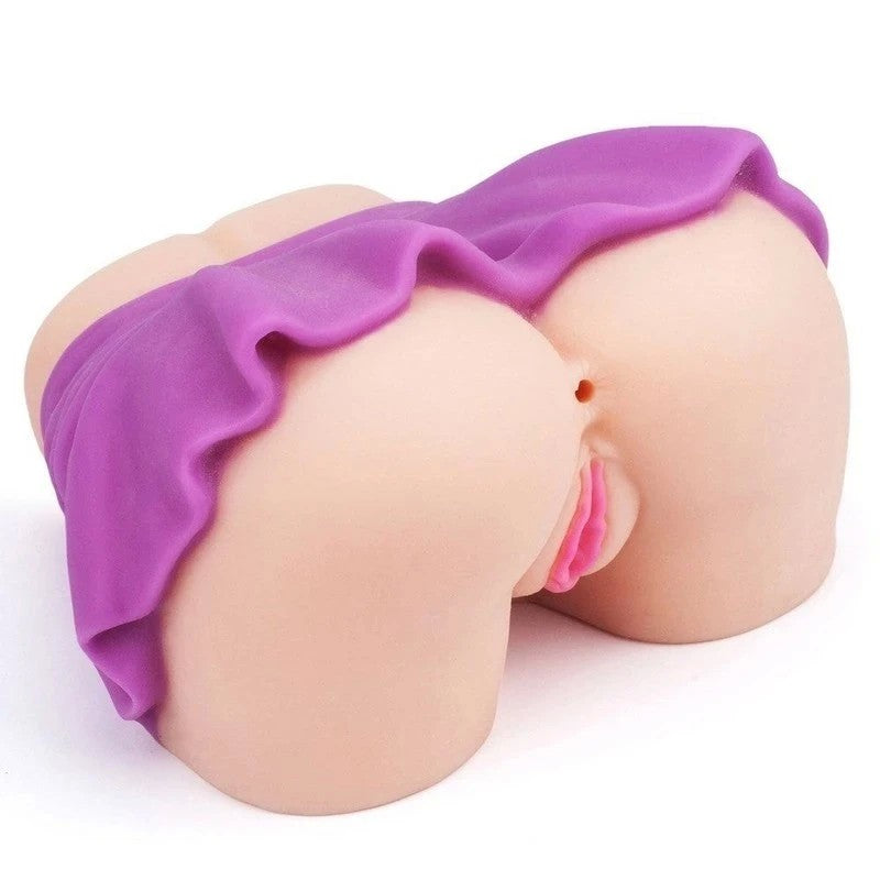 Mini Skirt Masturbator 1.9 KG Purple Realistic Butts And Vaginas