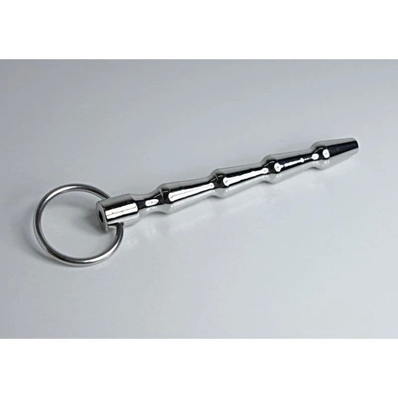 Cyber Bites Steel Penis Plug With Glans Ring Penis Plugs