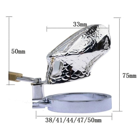 Bird Lock Chastity Cage Red - Male Chastity