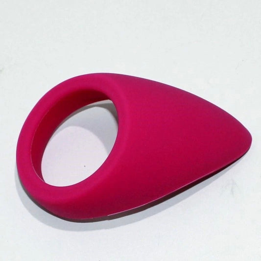 Purple Silicone Tear Drop Cock Ring - Cock Rings