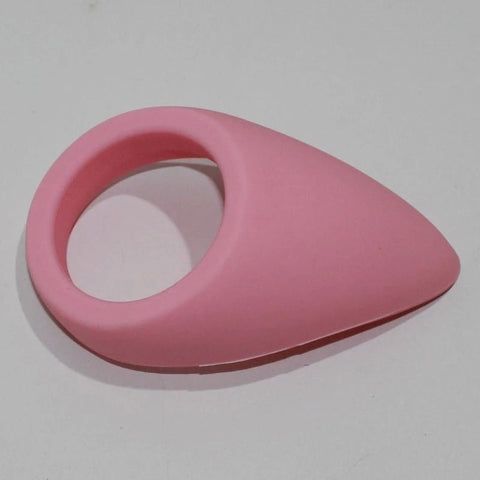 Pink Silicone Tear Drop Cock Ring - Cock Rings
