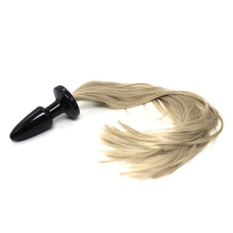 Blonde Pony Tail Butt Plug - Butt Plugs