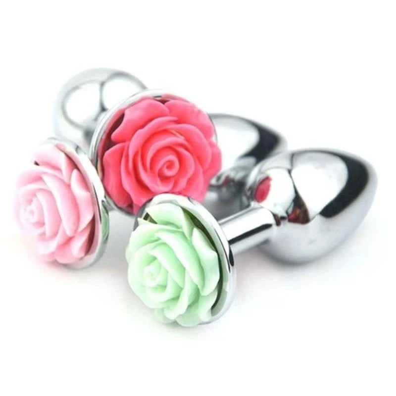 Flower Steel Butt Plug Large Butt Plugs