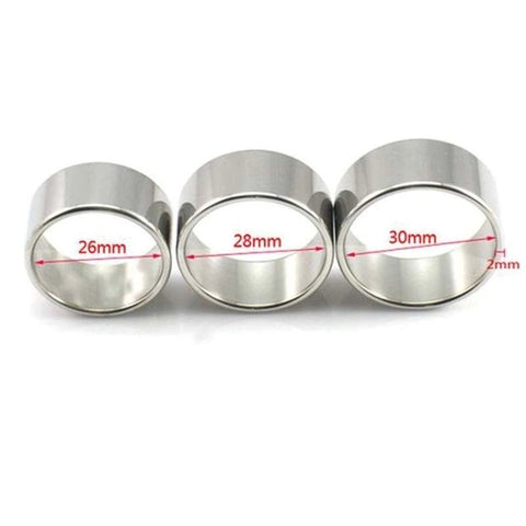 Fashion Mens Stainless Steel Cock Ring - Cock Rings