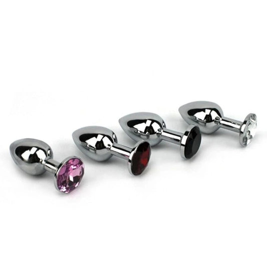 Jewel Encrusted Stainless Butt Plug Large Butt Plugs