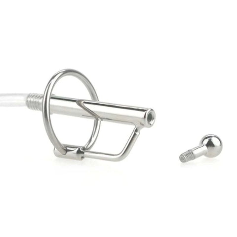 FELIX Flexi Tube Silicone Steel Cum Thru Penis Plug - Penis Plugs