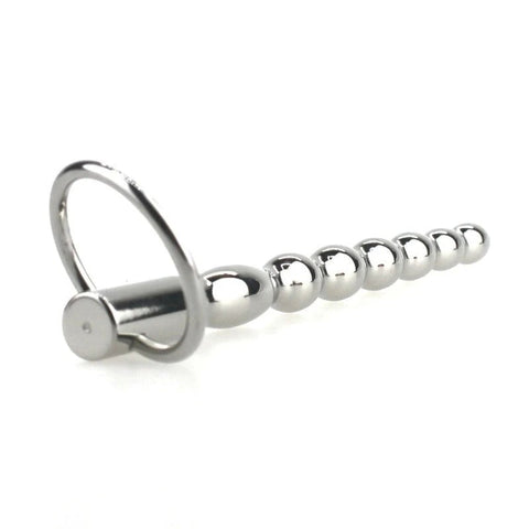 Steel Power Tools Penis Plug with Glans Ring - Penis Plugs