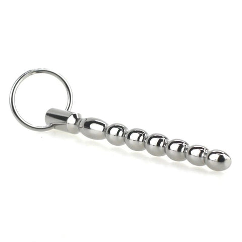 Steel Power Tools Penis Plug with Glans Ring - Penis Plugs