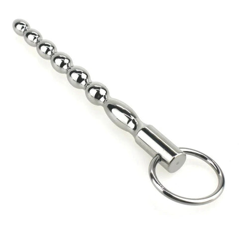 Steel Power Tools Penis Plug with Glans Ring - Penis Plugs