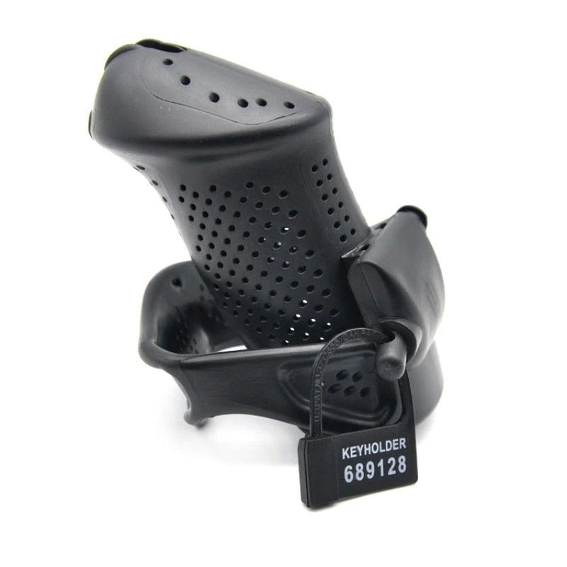 Stoma PVC Cock Cage Large Male Chastity