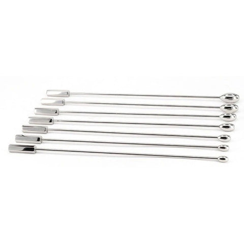 Stainless Steel Solid Penis Plug Set - Penis Plugs