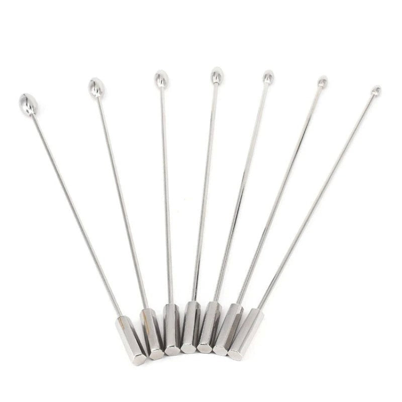 Stainless Steel Solid Penis Plug Set Penis Plugs