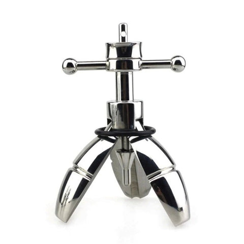 Master Series Trillium Steel Locking Anal Plug - Butt Plugs