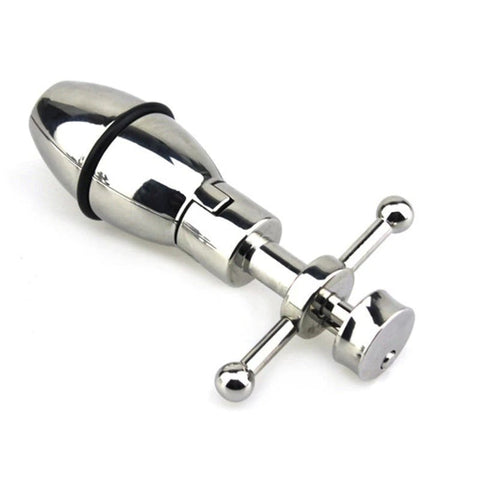 Master Series Trillium Steel Locking Anal Plug - Butt Plugs