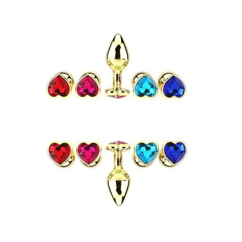 Bejeweled Bliss - Medium Stainless Steel Butt Plug - Butt Plugs