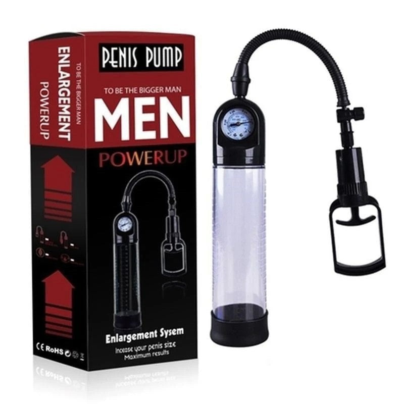 BDStyle Gauge Penis Pump - Achieve Harder, Thicker Erections Pumps, Extenders and Sleeves