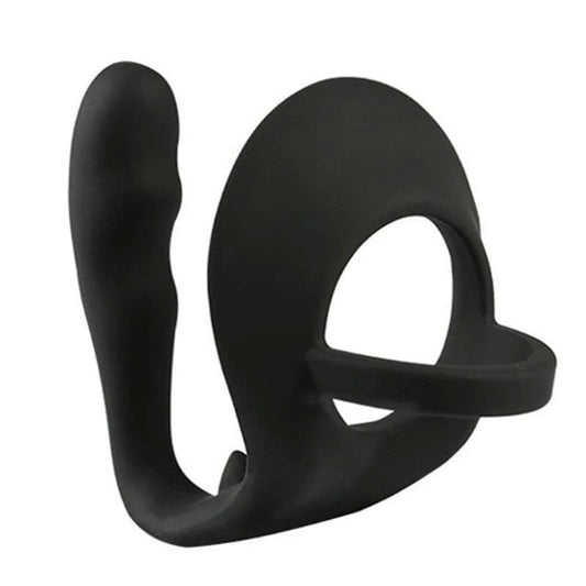 Erection Enhancing Cock Ring and Plug - Cock Rings