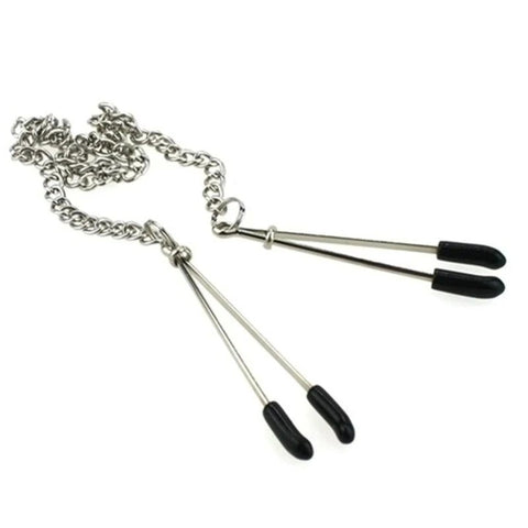 Tweezer Clamps With Chain - Anal Dildos