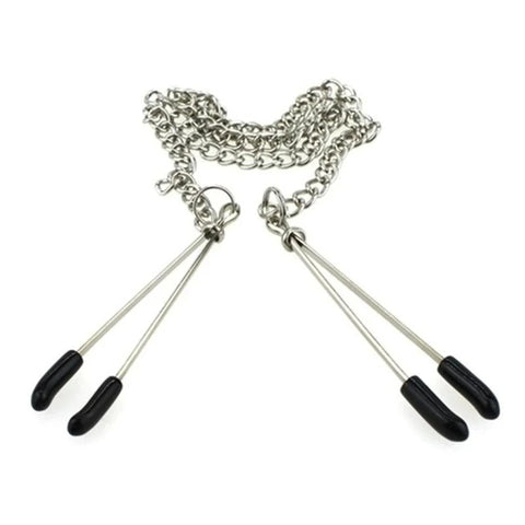 Tweezer Clamps With Chain - Anal Dildos