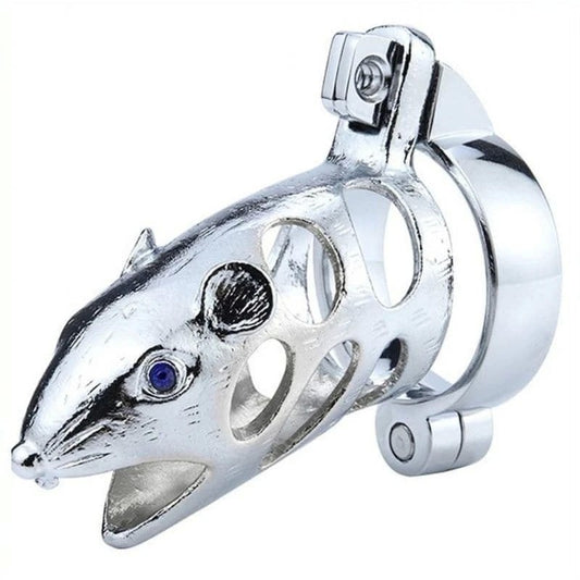 Chinese Zodiac Rat Cock Cage - Male Chastity