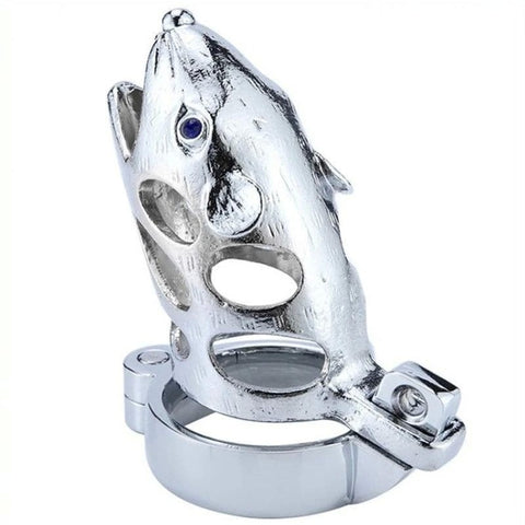Chinese Zodiac Rat Cock Cage - Male Chastity