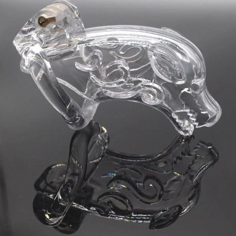Wolf Dog Silicone Chastity Device - Male Chastity