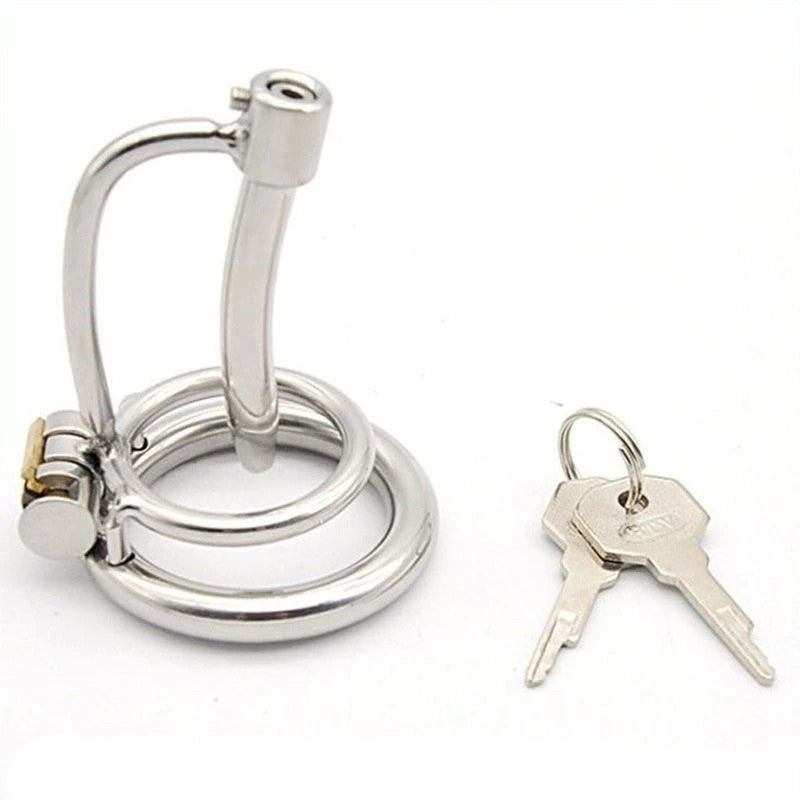 Metal Cum Thru Birdlock Cage Male Chastity