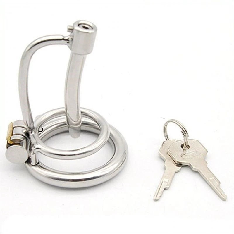 Metal Cum Thru Birdlock Cage Male Chastity