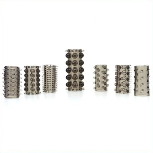 BDStyle Tickler Sleeves - Variety of Stimulating Textures for Heightened Pleasure - Cock Rings