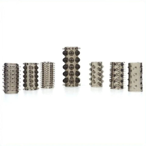 BDStyle Tickler Sleeves - Variety of Stimulating Textures for Heightened Pleasure - Cock Rings