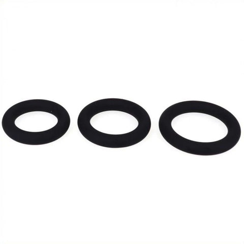 Silicone Stretchy Cock Ring Set - Cock Rings