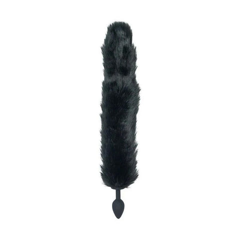 Silicone Anal Faux Fox Tail Plug - Butt Plugs
