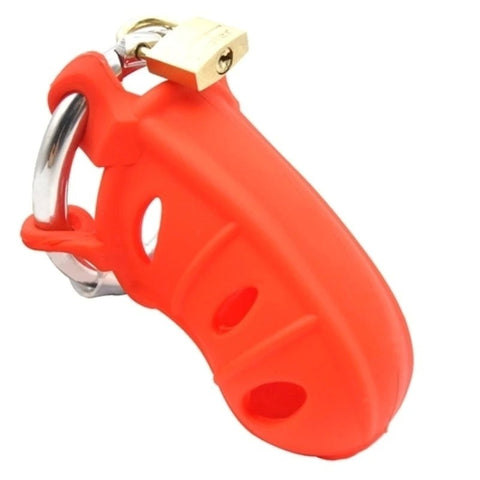 Silicone Male Chastity Device Medium - Male Chastity