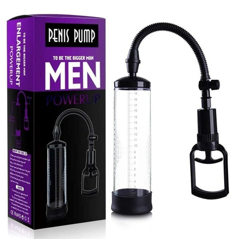 Power UP Penis Pump with Pull Rod - Pumps, Extenders and Sleeves