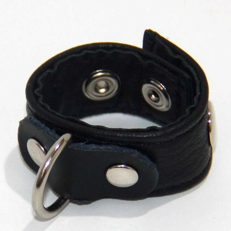 Strappy Cock Ring Leather 2 Speed Cock Rings