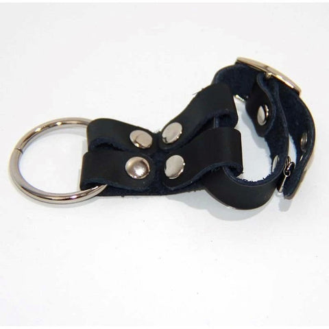 Leather and Metal Cock Ring - Cock Rings