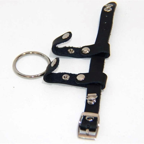 Leather and Metal Cock Ring - Cock Rings