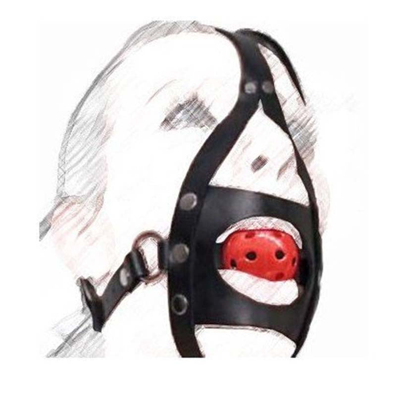 Ball Gag Head Harness Bondage Gags and Bits