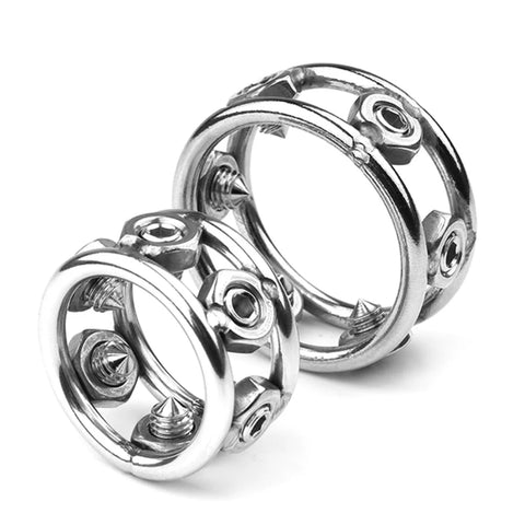 Targeted stimulation with six strategically placed spikes for enhanced sensations. - Cock Rings
