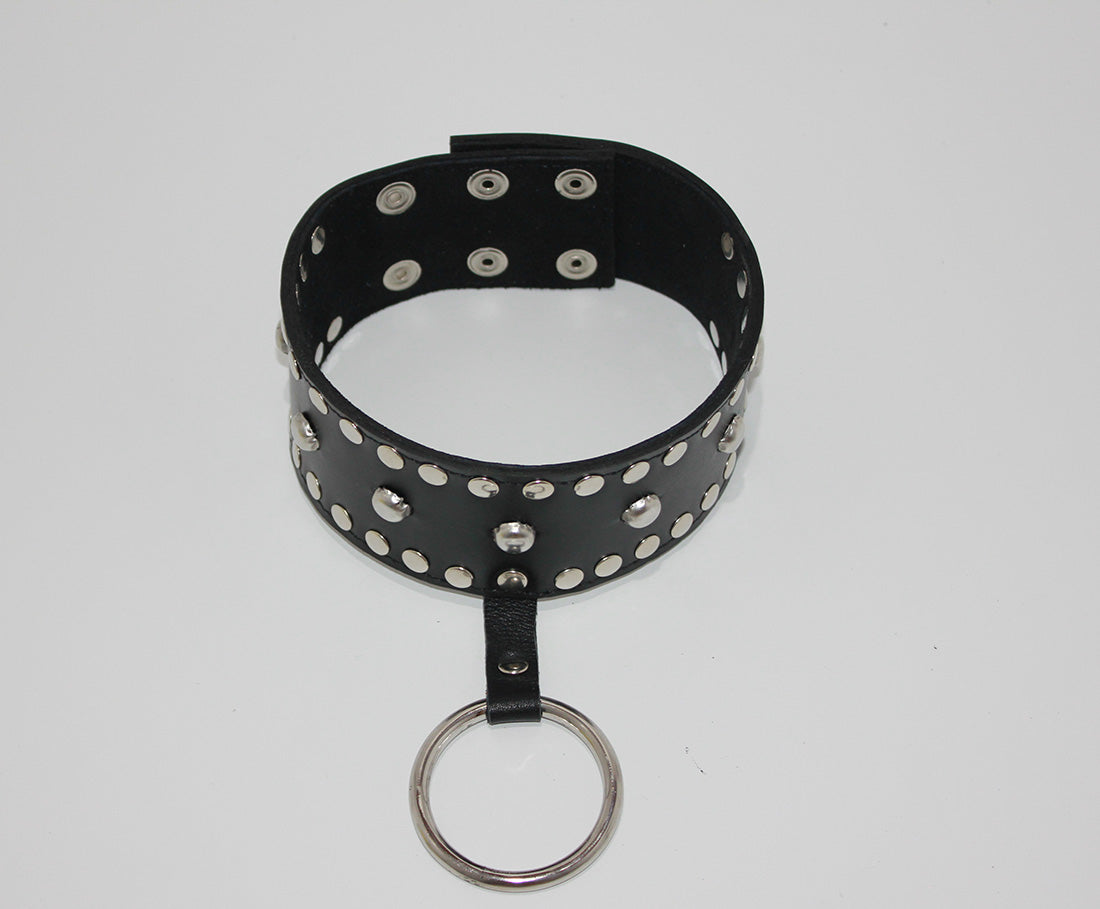 Mistress Leather Collar Studded Collars and Leads