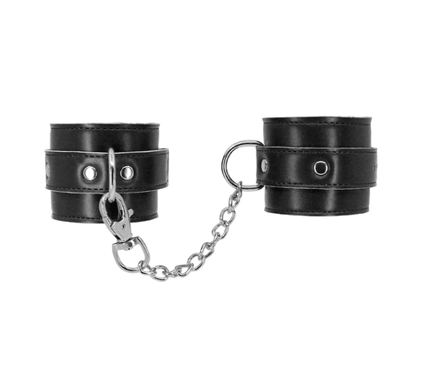 Berlin Baby Faux Fur Lined Leatherette Ankle Cuffs - Cuffs And Restraints