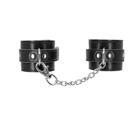 Berlin Baby Faux Fur Lined Leatherette Ankle Cuffs - Cuffs And Restraints